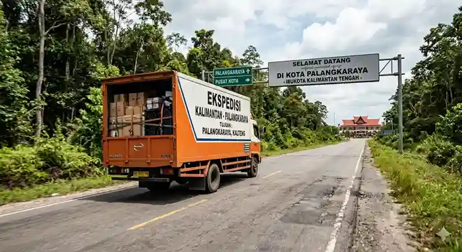 Truck Ekspedisi ke Palangkaraya
