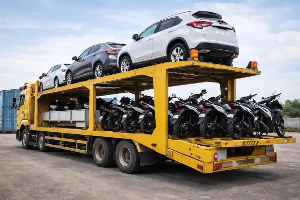 pengiriman mobil dan motor