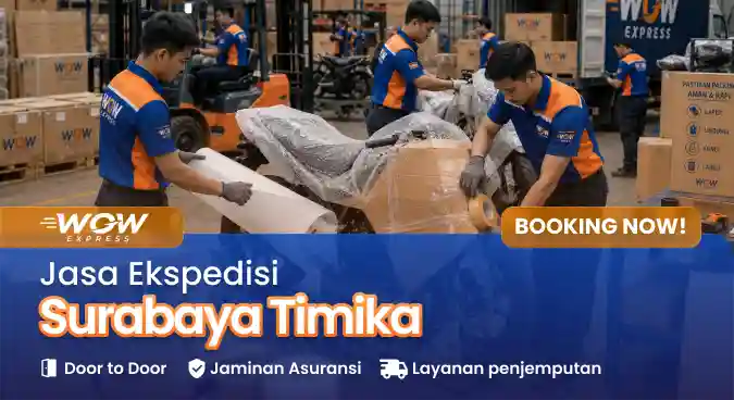 ekspedisi surabaya timika