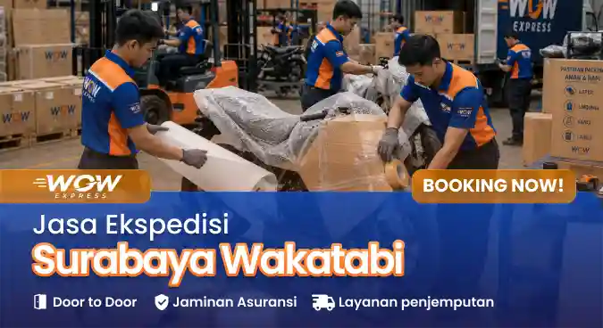 ekspedisi surabaya wakatobi